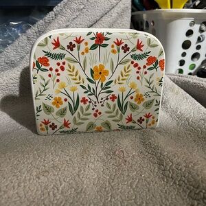 Floral Patterned Napkin Holder